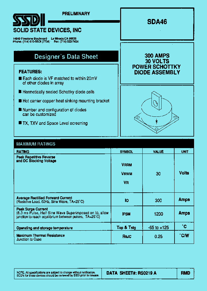 Rs0219 8117872 pdf datasheet download ic on line