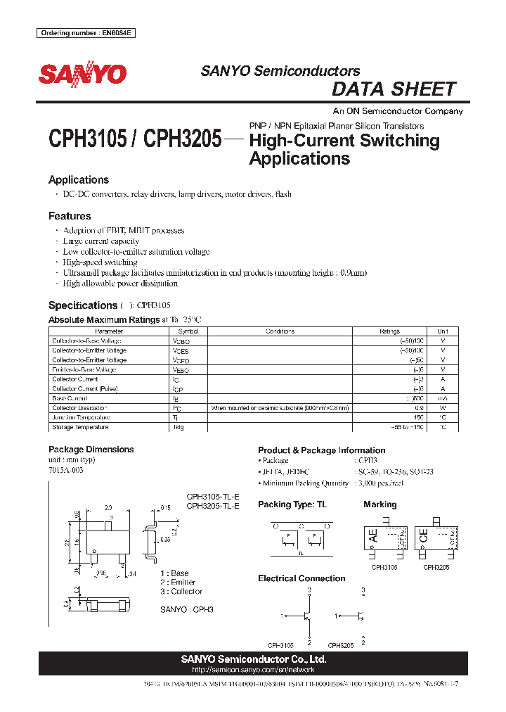 CPH3205_8122951.PDF Datasheet