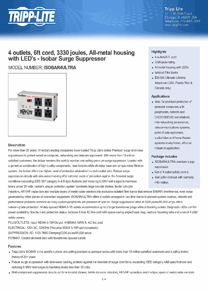 ISOBAR4ULTRA_8131273.PDF Datasheet