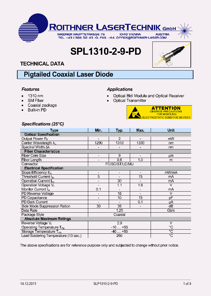 SPL1310-2-9-PD_8131408.PDF Datasheet