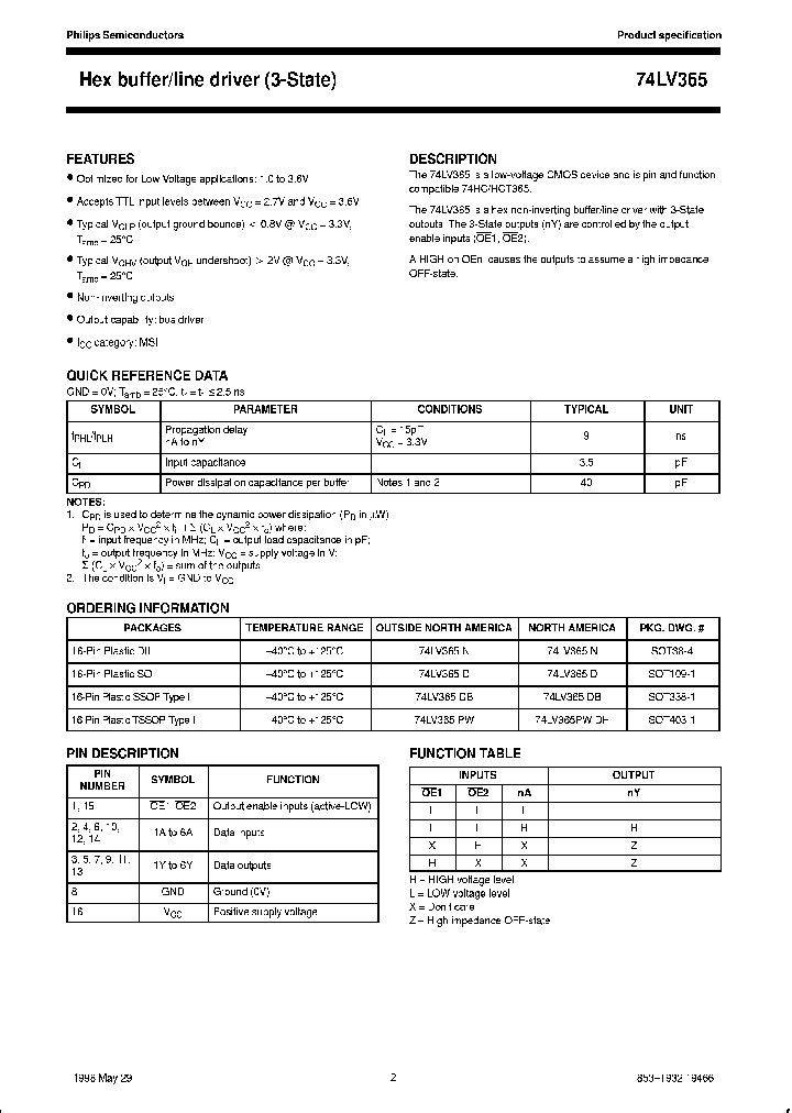 74LV365D-T_8139421.PDF Datasheet