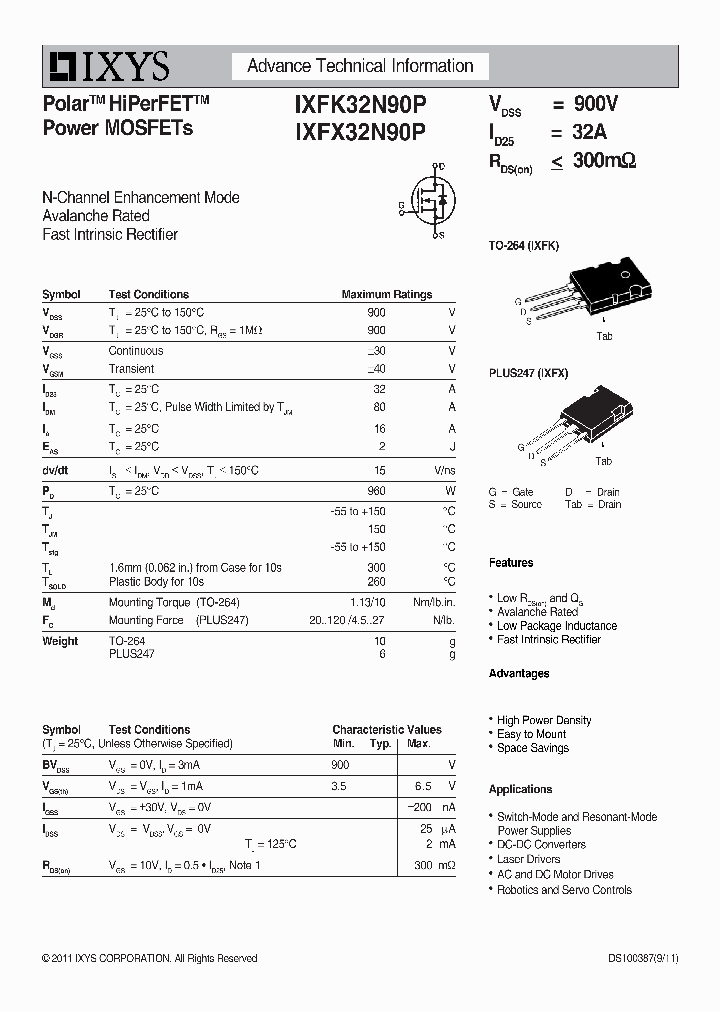 IXFX32N90P_8140074.PDF Datasheet