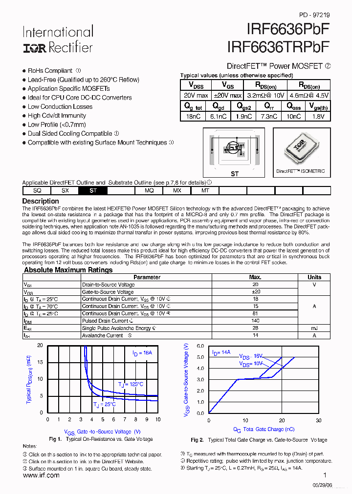 IRF6636TRPBF_7819974.PDF Datasheet