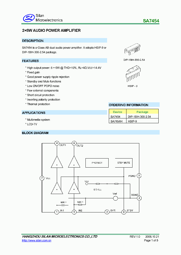 SA7454H_8143278.PDF Datasheet