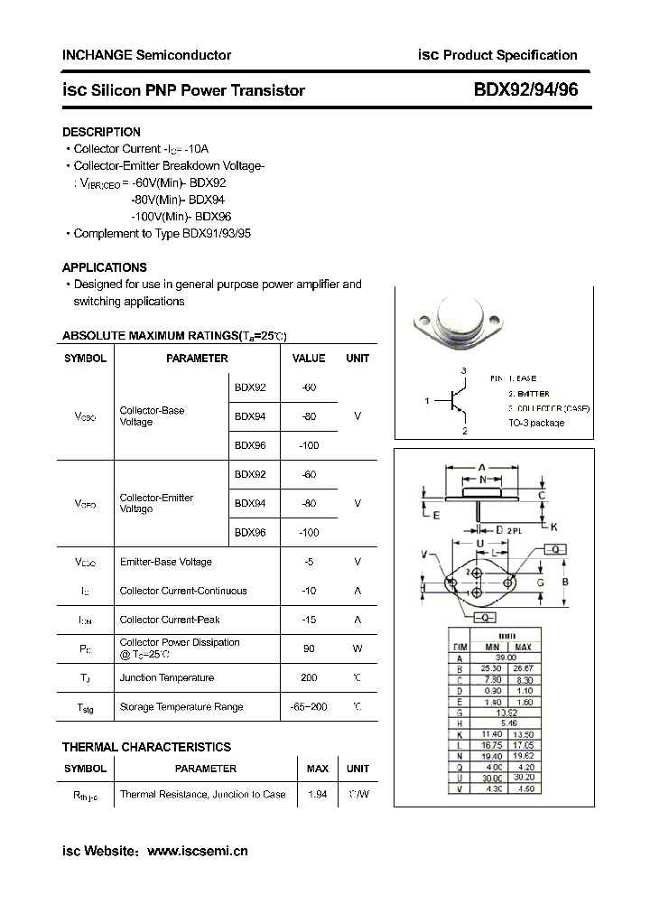 BDX96_8145297.PDF Datasheet