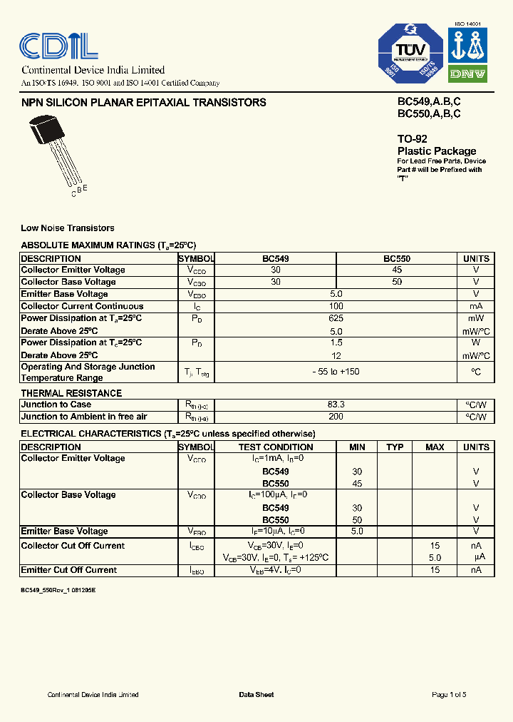 BC549_8151186.PDF Datasheet