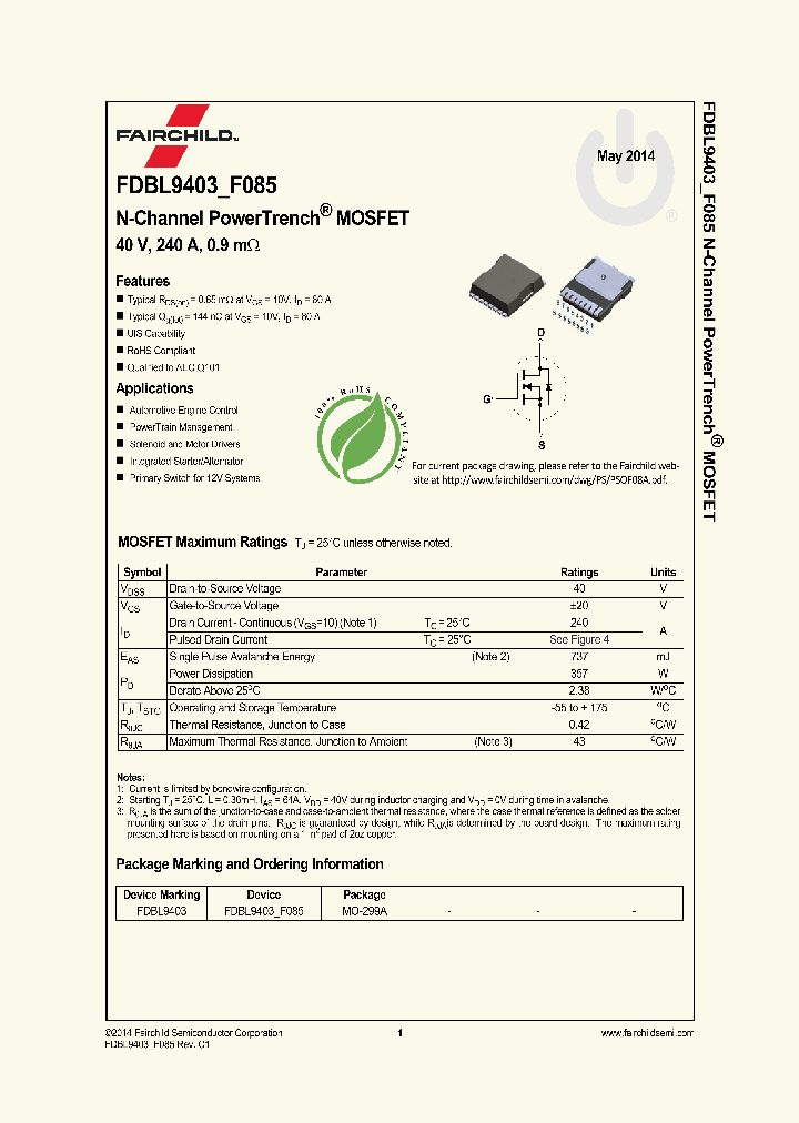 FDBL9403-F085_8155764.PDF Datasheet