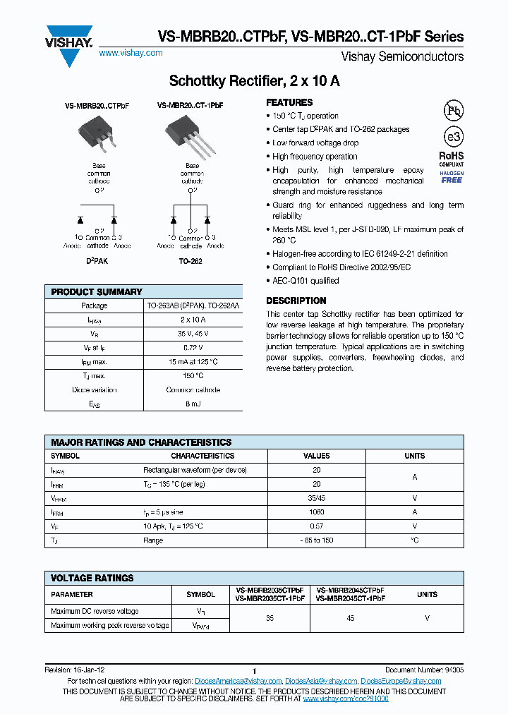 VS-MBR2035CT-1PBF_8159826.PDF Datasheet