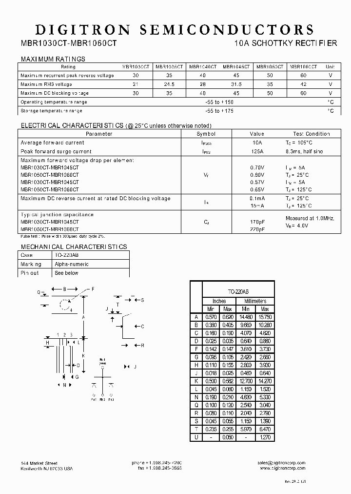 MBR1040CT_8162063.PDF Datasheet
