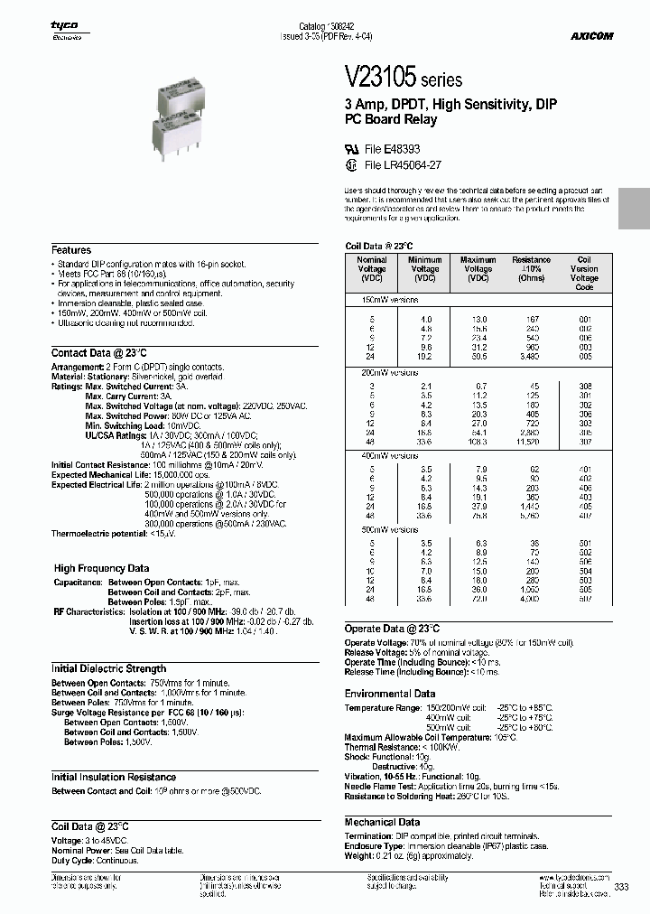 V23105-A5008A201_8162379.PDF Datasheet