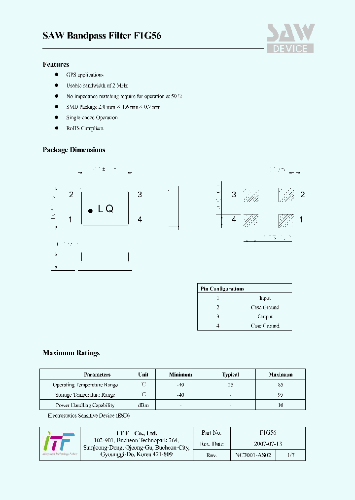 F1G56_8165704.PDF Datasheet Download --- IC-ON-LINE