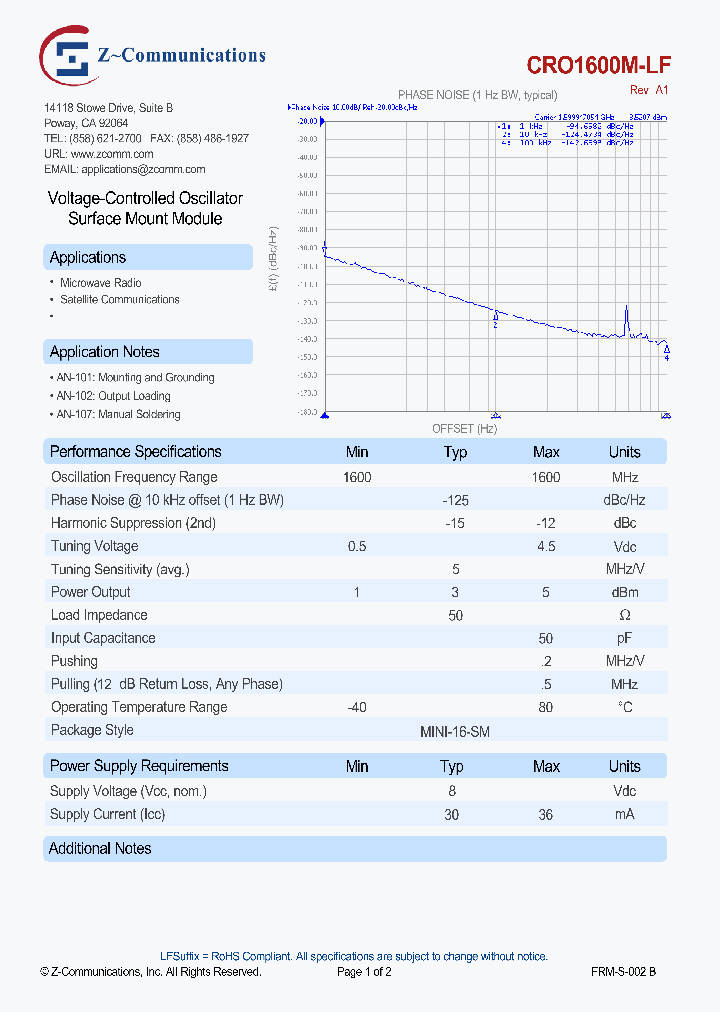 CRO1600M-LF_8167846.PDF Datasheet