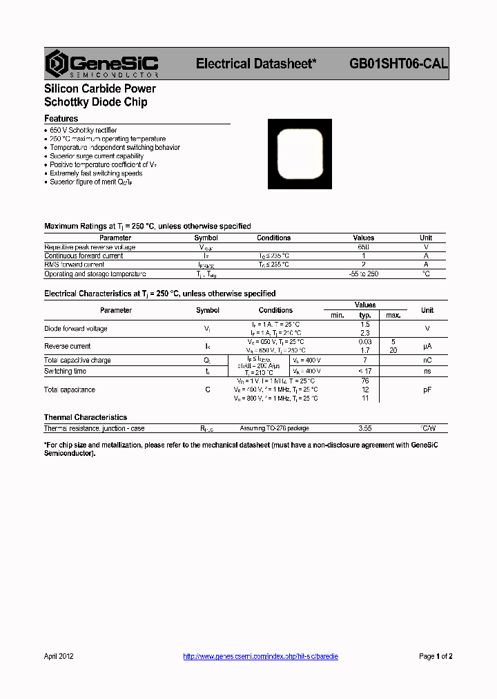 GB01SHT06-CAL_8171806.PDF Datasheet