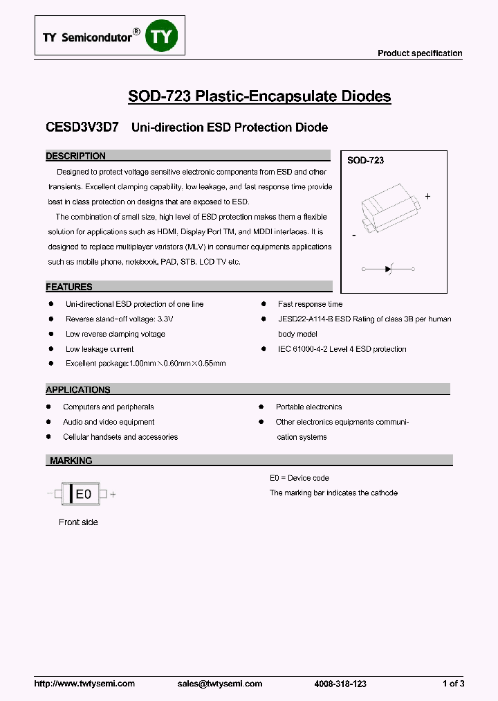 CESD3V3D7_8172606.PDF Datasheet