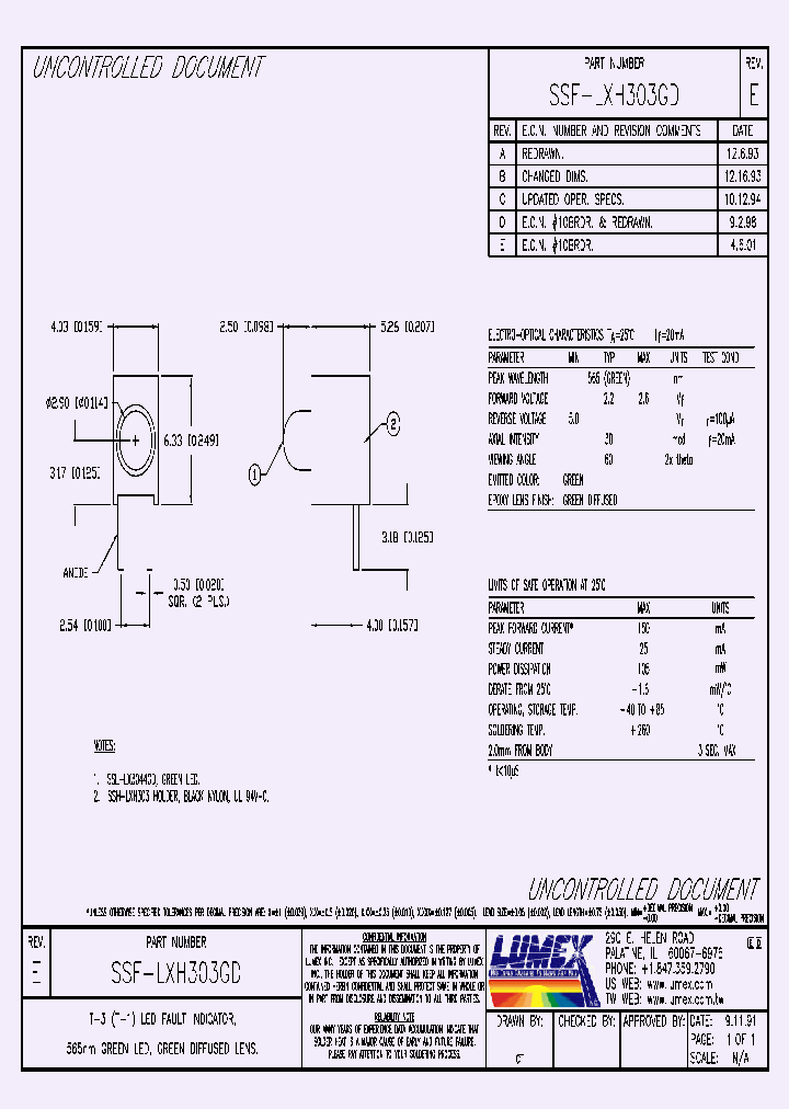 SSF-LXH303GD_8174781.PDF Datasheet
