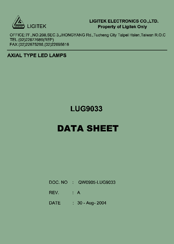 LUG9033_8175142.PDF Datasheet