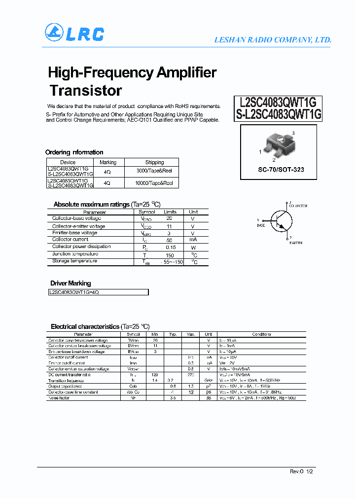 L2SC4083QWT1G-15_8175482.PDF Datasheet