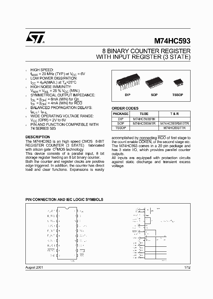 M74HC593M1R_8176750.PDF Datasheet