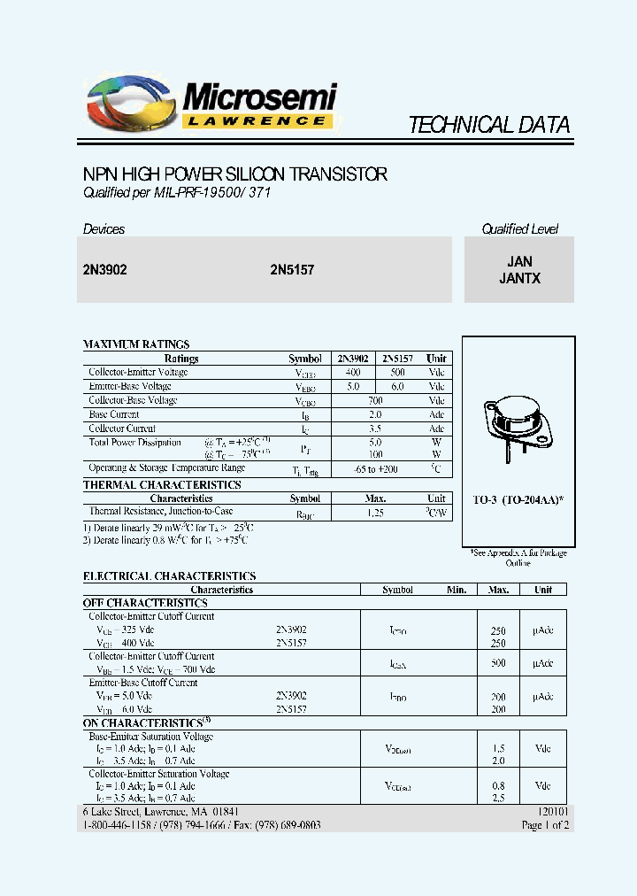 JANTX2N3902_8177526.PDF Datasheet