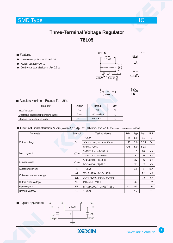 78L05_8177505.PDF Datasheet Download --- IC-ON-LINE