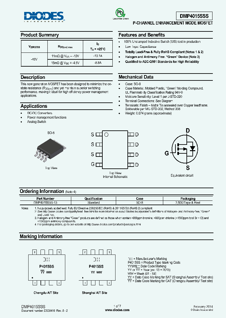 DMP4015SSS-15_8180350.PDF Datasheet