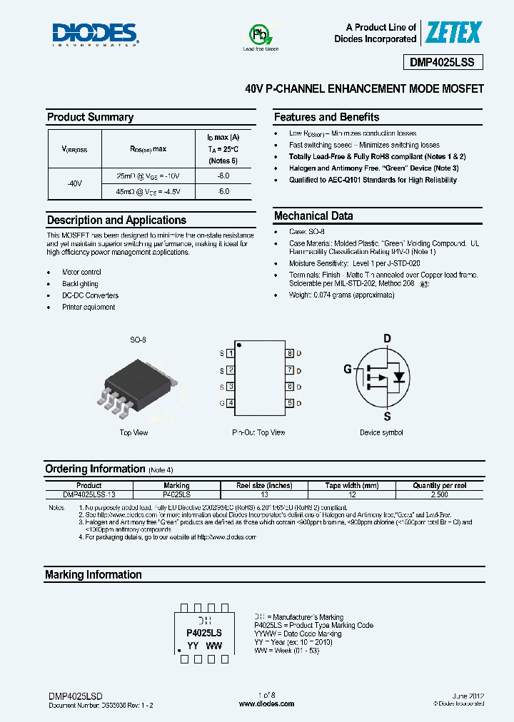 DMP4025LSS-15_8180354.PDF Datasheet