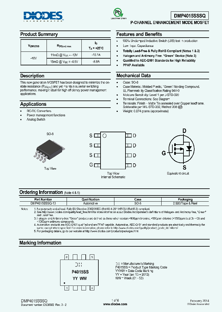 DMP4015SSSQ-15_8180349.PDF Datasheet