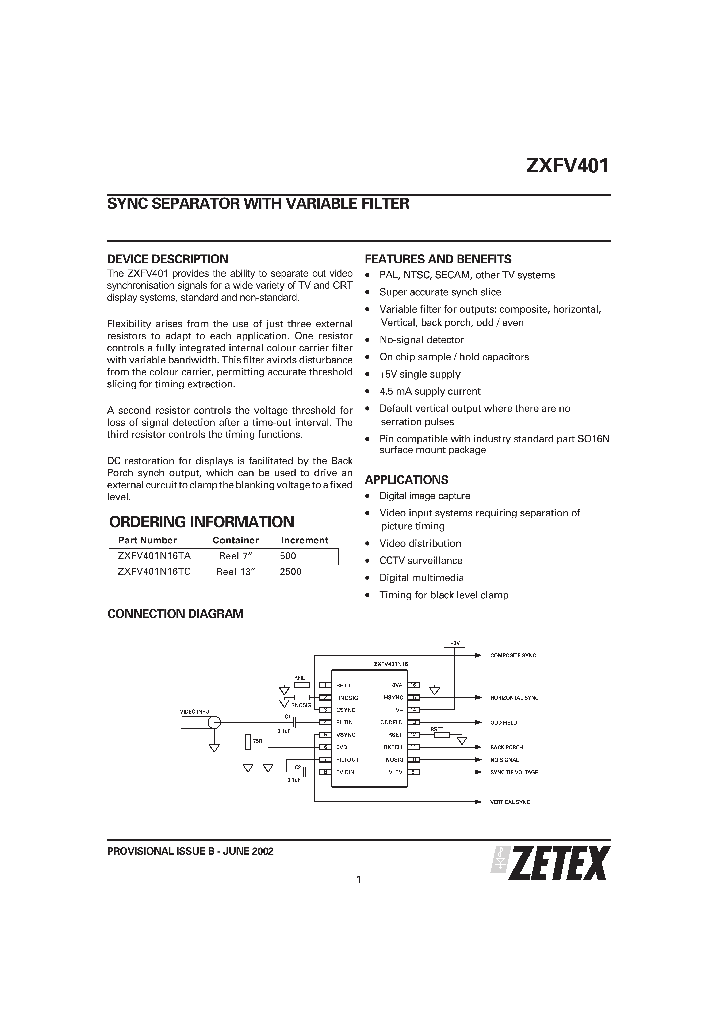 ZXFV401N16TA_8180804.PDF Datasheet