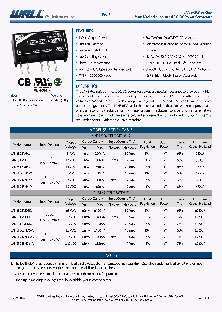 LANE1215N6KV_8183027.PDF Datasheet