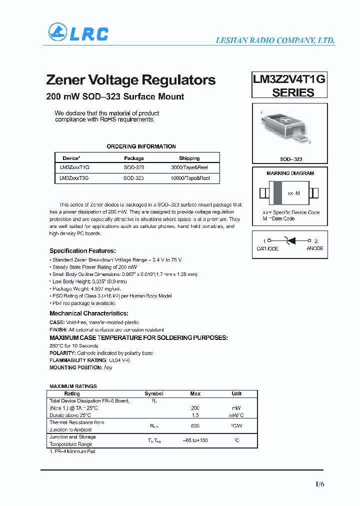 LM3Z5V6T1G-15_8184307.PDF Datasheet