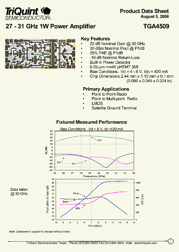 TGA4509_8185780.PDF Datasheet