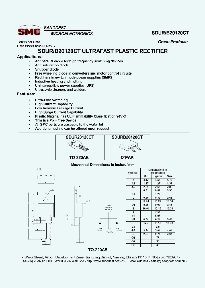 SDUR120CT_8189005.PDF Datasheet