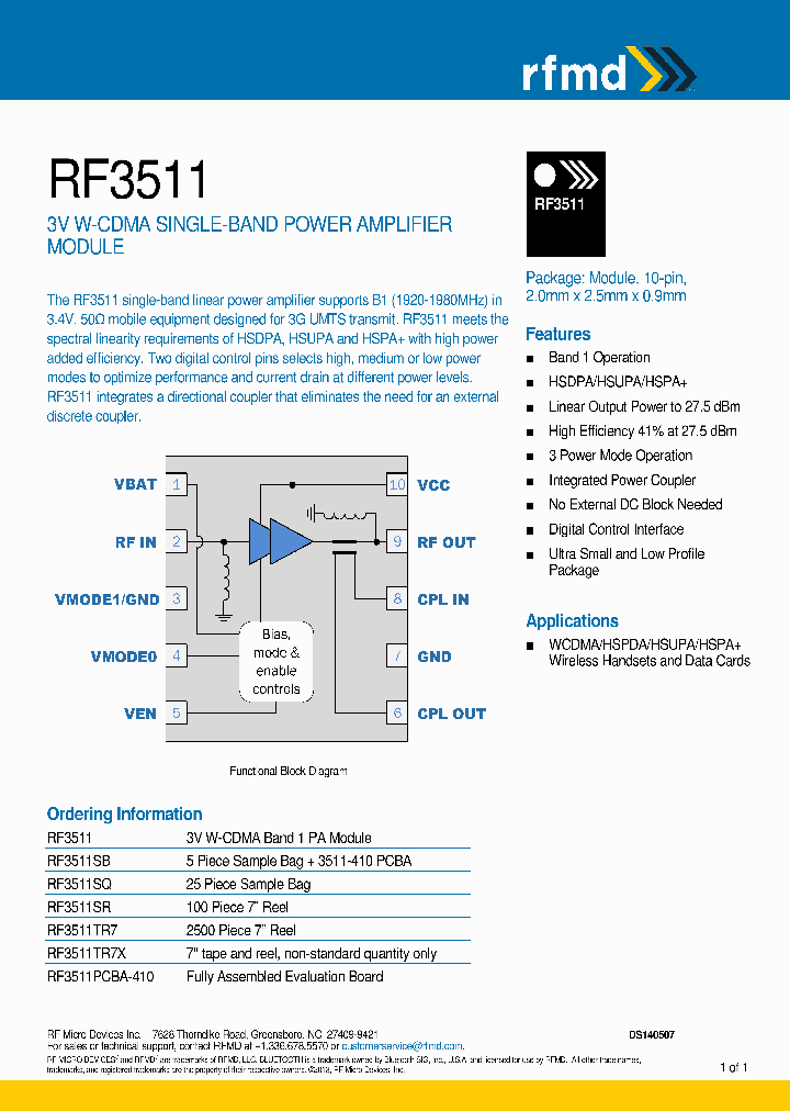 RF3511TR7_8190387.PDF Datasheet