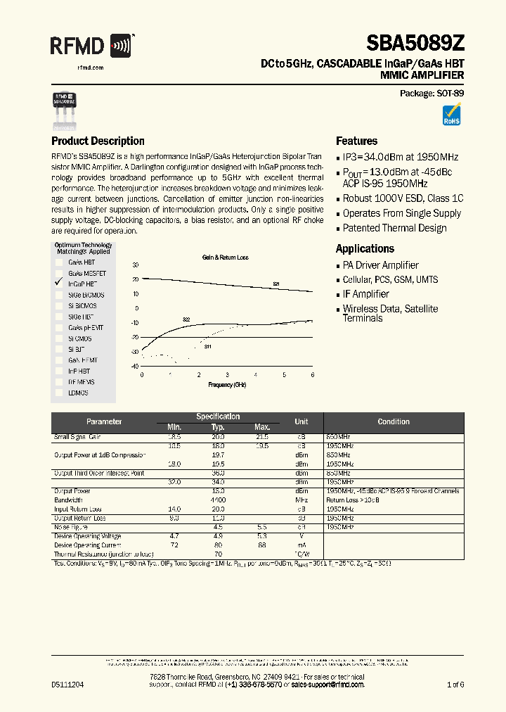 SBA-5089Z_8190469.PDF Datasheet