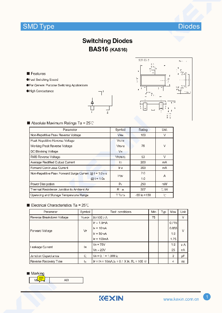BAS16-3_8190752.PDF Datasheet