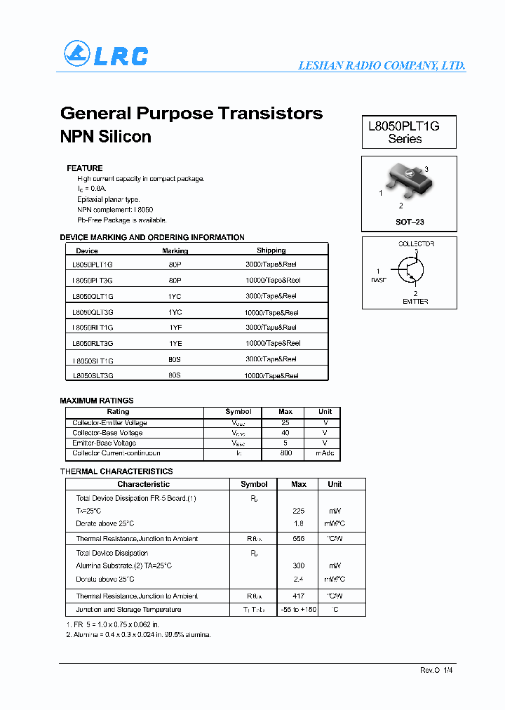 L8050PLT3G_8191842.PDF Datasheet