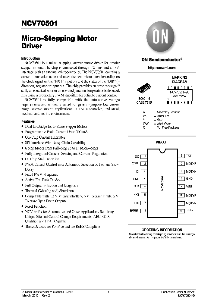 NCV70501_8192294.PDF Datasheet