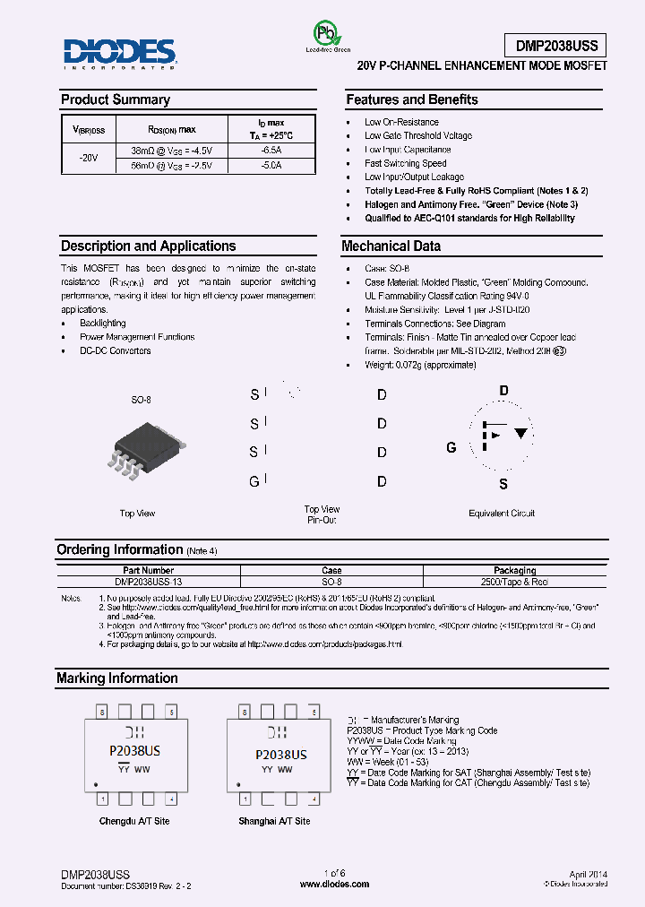 DMP2038USS-15_8193501.PDF Datasheet