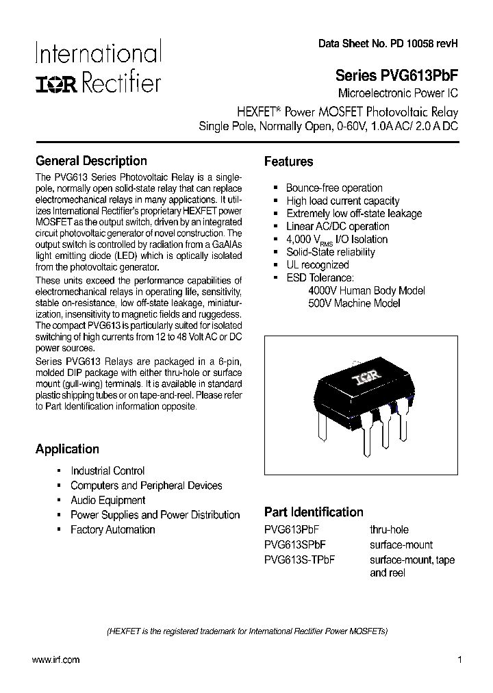 PVG613PBF_8201048.PDF Datasheet