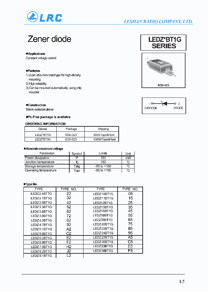 LEDZ7-5BT1G-15_8209158.PDF Datasheet