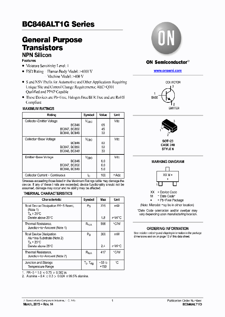 NSVBC850BLT1G_8214022.PDF Datasheet