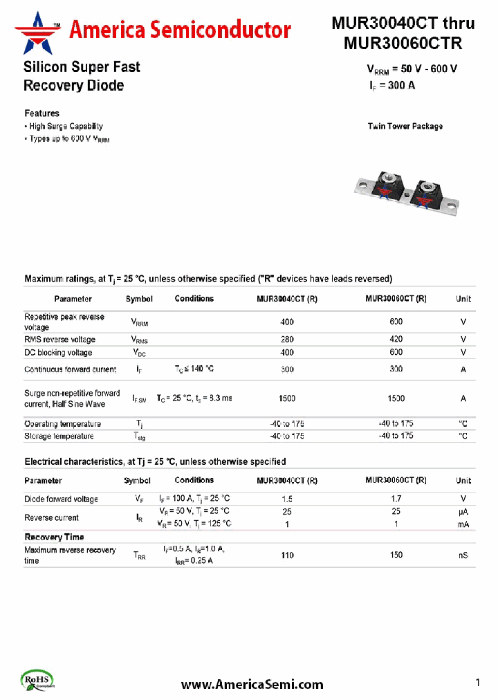MUR30040CT_8215183.PDF Datasheet