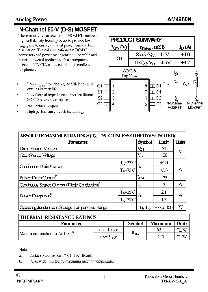 AM4960N_8218265.PDF Datasheet