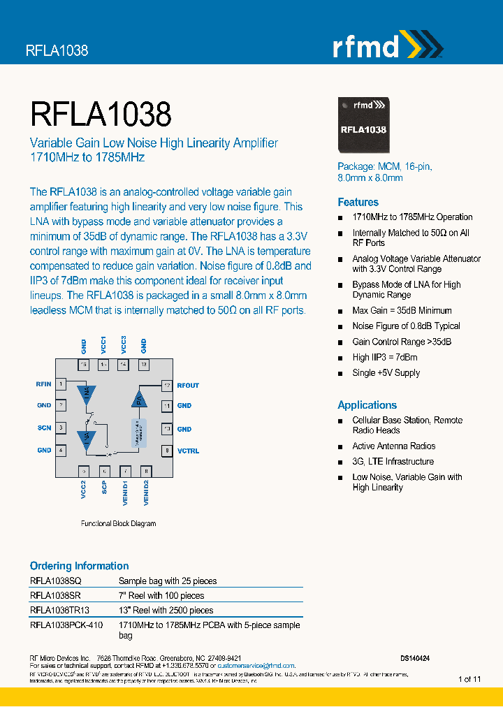 RFLA1038SQ_8219255.PDF Datasheet