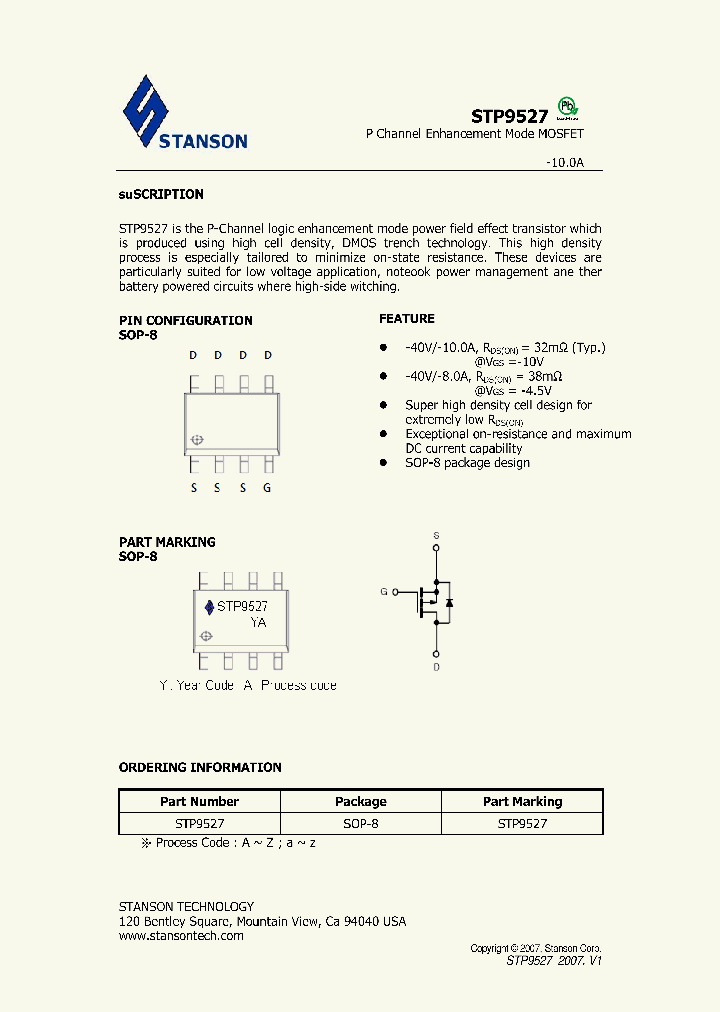 STP9527_8219805.PDF Datasheet