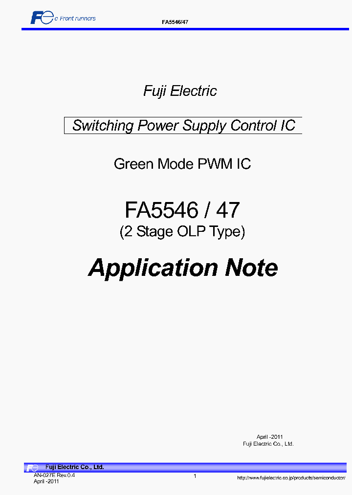 FA5547_8222505.PDF Datasheet