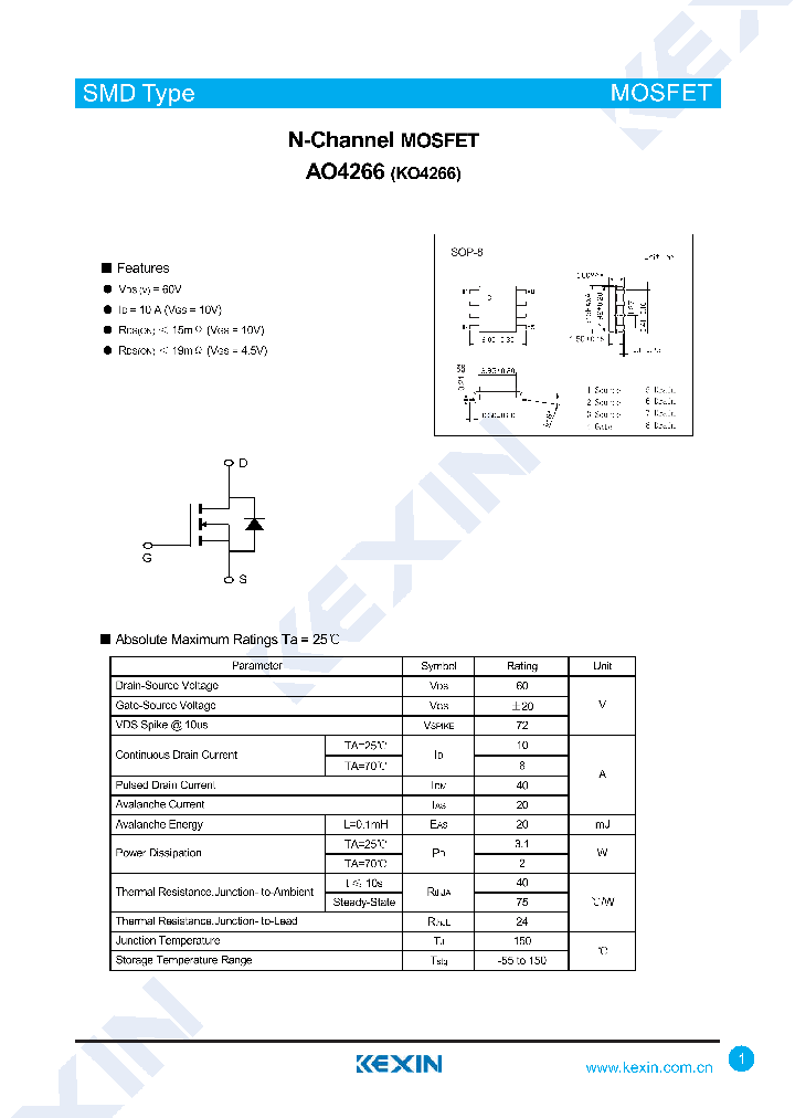 AO4266_8222885.PDF Datasheet