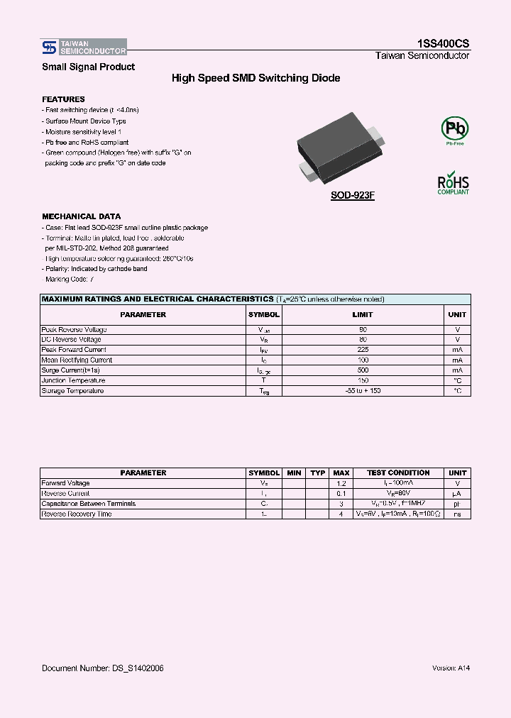 1SS400CS_8224629.PDF Datasheet