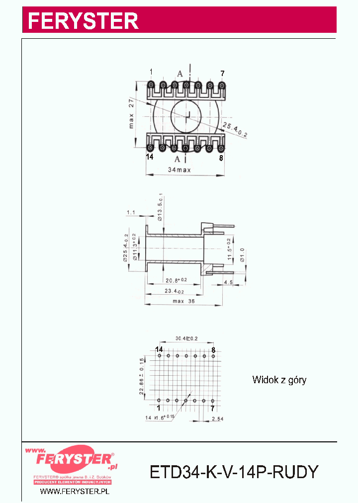 ETD34-KV-14P-ORE_8224949.PDF Datasheet