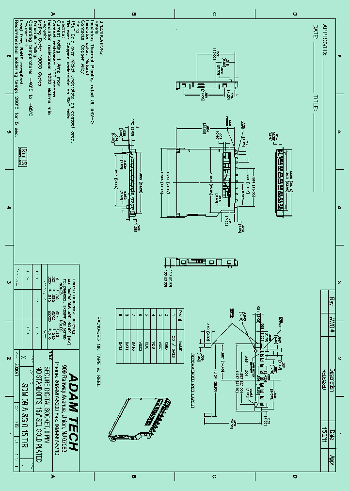 SDM-09-A-SG-0-15-TR_8227516.PDF Datasheet